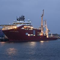 Skandi Arctic vid Haugesunds hamn