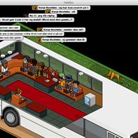 Info-bussen hos Habbo