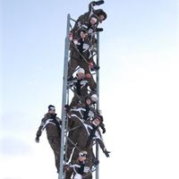 Schweiziska alpina damlandslaget på Funäsdalsberget