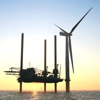 Gunfleet Sands - first turbine