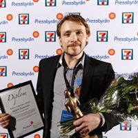 Henrik Oscarsson till Årets Köpman 2009 på Pressbyrån