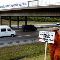 Palmuöljydieseliä vastustava aktivisti