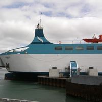The Kanhave moored at Saelvig