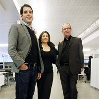 Anders Gerdin, Christina Saliba och Rodrigo Pozo Gravis