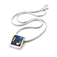 Emotion Spiral Square Pendant