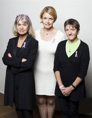 Cancerfondens Rosa Bandet-ambassadörer 2011.