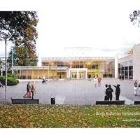 Illustration Borås Kulturhus entré