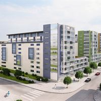Exempelillustration över upprustat område - efter 