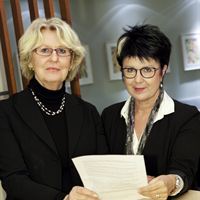 Metta Fjelkner och Eva-Lis Sirén