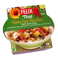 Biff i grön curry