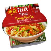Kyckling i röd curry