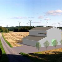 Bildkälla: Siemens. Byggnad till transformatorstation 