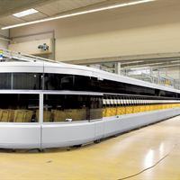 Siemens nya sorteringsmaskin för brevsortering, Open Mail Handling System (Foto: Siemens)