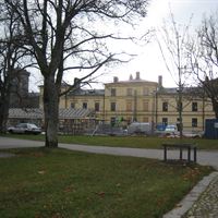 Mellersta befälsbyggnaden under renovering
