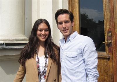 Rosalin Örnefalk och Sebastian Szabolcs