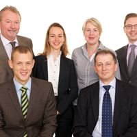 vänster till höger Lars, Olga, Kristin, Fredrik,  Henrik, Ulf