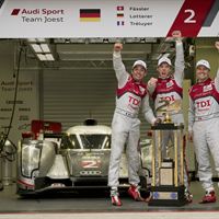 Vinnarteamet i Audi R18 TDI #2