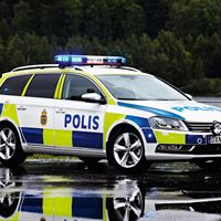 VW Passat som polisbil
