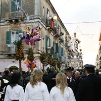 Sveriges Lucia i processionen i Syrakusa