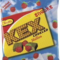 Kexchoklad Snacks Hallon