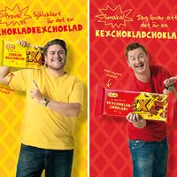 Kampanjskylt KexchokladChoklad