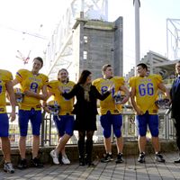 VM i amerikansk fotboll på Stockholmsarenan