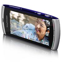 Sony Ericsson Vivaz™ MoonSilver_Front