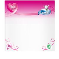 Lambi Rosa Bandet-servetter