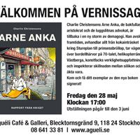 Vernissage för Arne Anka