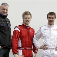 Team Biogas.se. Kristoffersson, Olsson och Ekblom.