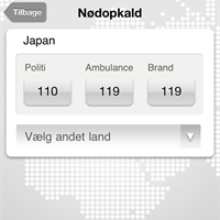 Nødopkald - Tryg på rejse