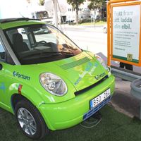 Fortum och Preems nya elstation på Norr Mälarstrand