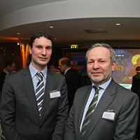 Trade attaché Dietmar Schwank and commercial counsellor Peter Sedlmayer, both with the Embassy of Austria in Stockholm.