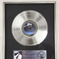 Michael Jacksons platinaskiva för Thriller