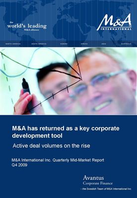 M&A International - Quarterly Mid-Market Report Q4 2009
