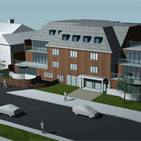 Drawing and Planning Architect Render