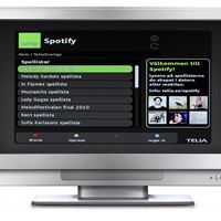Spotify in Telia Digital-tv