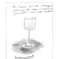 Skiss av Karl Lagerfeld