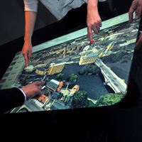 Visualiseringsbord för stadsplanering