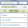 Lunchguiden i mobilen
