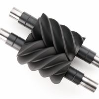 Screw blower element