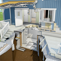 3D huset utifrån