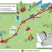 E22 ombyggnaden Hurva-Rolsberga