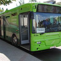 Trafikverket kör en gratisbuss till Nydalabadet i Umeå.