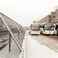 Swebus bussar vid Cityterminalen