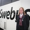 Sabina Strömmare, förare hos Swebus och vinnare av Bussförar-SM 2011. Foto: Trafikforum/Thomas Dietl