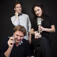 Johan Stavring, Amanda Ooms och Johan Rabaeus (Foto: SR/Micke Grönberg)