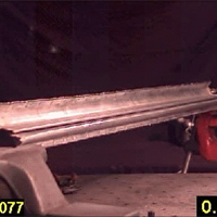 Test of expandable windshield pillar