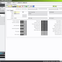 Exempel på Smart Client gränssnittet  för nya AOM (Advanced Order Management)
