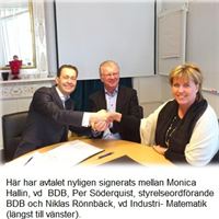 Avtalssignering BDB och Industri-Matematik